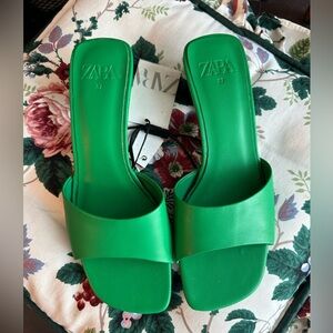 Zara Emerald Green Women's Sandals